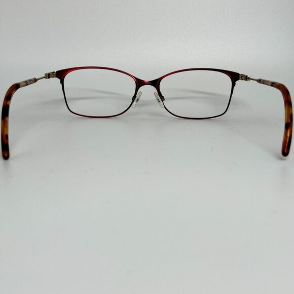 BCBGMAXAZRIA ANITA Wine Womens Rectangular Eyeglasses Frames 52-16-135 H13647 - Picture 3 of 7